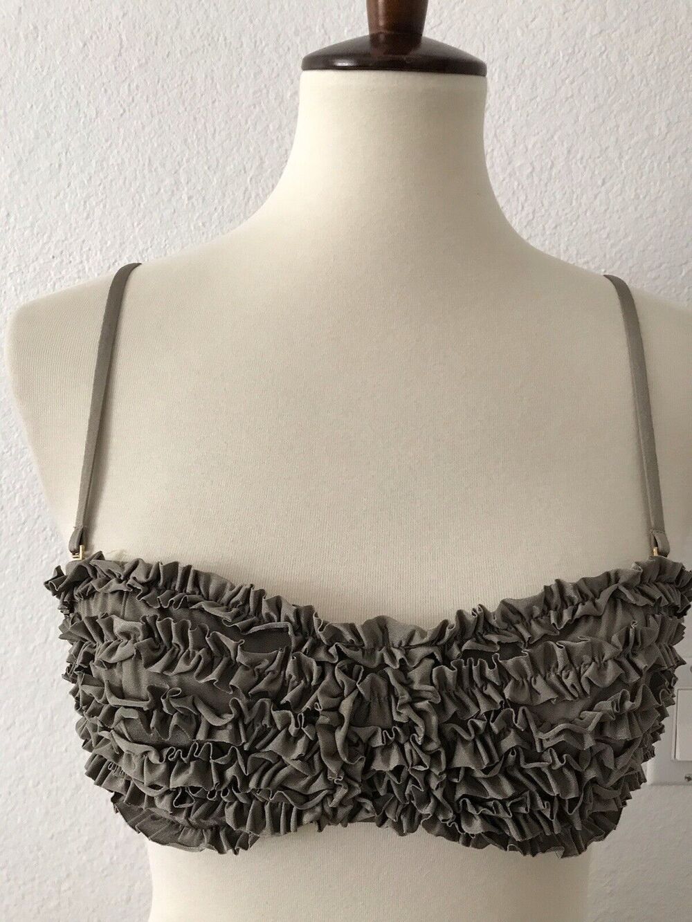 J. Crew Swim Bikini Top Ruffled Underwire Swimwear